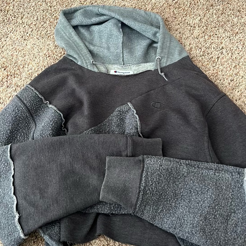 Champion crop hoodie